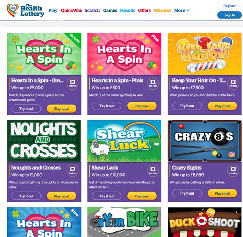 www.healthlottery.co.uk|Play The Big Win Lottery Game for £1 .